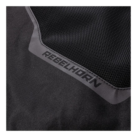 Kurtka tekstylna REBELHORN FLUX BLACK/FLO YELLOW czarny żółty fluo