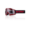 Gogle motocyklowe IMX MUD GRAPHIC RED/BLACK SZYBA CLEAR czerwony czarny mat