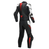 Kombinezon dwuczęściowy DAINESE LAGUNA SECA 5 BLACK/FLO RED czarny czerwony fluo