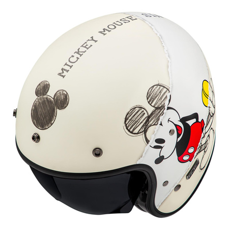 Kask otwarty HJC V31 DISNEY MICKEY SKETCH BEIGE beżowy