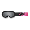Gogle motocyklowe FOX JUNIOR MAIN LEED PINK czarny różowy