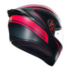 Kask integralny AGV K1 S WARMUP BLACK/PINK czarny różowy