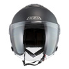 Kask otwarty NZI CIVIC SOLID MATT BLACK czarny mat