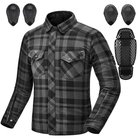 Koszula motocyklowa SHIMA RENEGADE MEN 2 BLACK czarny