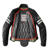 Kurtka skórzana damska SPIDI VINTAGE LADY ICE/BLACK czarny szary