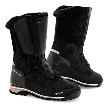 Buty turystyczne  REVIT DISCOVERY GTX BLACK czarny czerwony biały szary