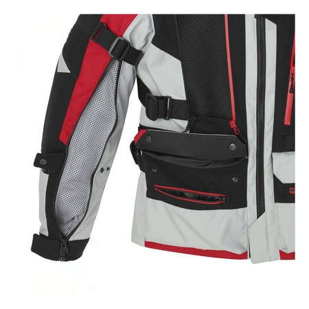 Kurtka tekstylna SPIDI ALLROAD ICE/RED czarny szary czerwony