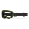 Gogle motocyklowe IMX ENDURANCE FLIP GREEN MATT/BLACK SZYBA DARK SMOKE + CLEAR zielony czarny