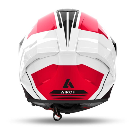 Kask integralny AIROH MATRYX THRON RED GLOSS czerwony biały czarny