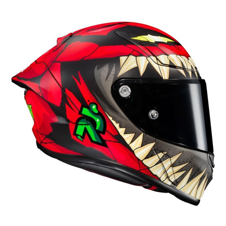 Kask integralny HJC RPHA 1 TOXIN MARVEL czerwony zielony żółty