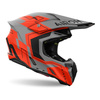 Kask cross AIROH TWIST 3 DIZZY ORANGE FLUO MATT pomarańczowy fluo szary