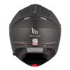Kask szczękowy MT GENESIS SV SOLID MATT BLACK czarny mat