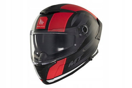Kask integralny MT THUNDER 4 SV THREADS MATT RED czerwony czarny