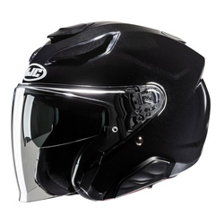 Kask otwarty HJC F31 METAL BLACK czarny