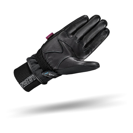 Rękawice motocyklowe zimowe damskie SHIMA OSLO WP LADY BLACK czarny