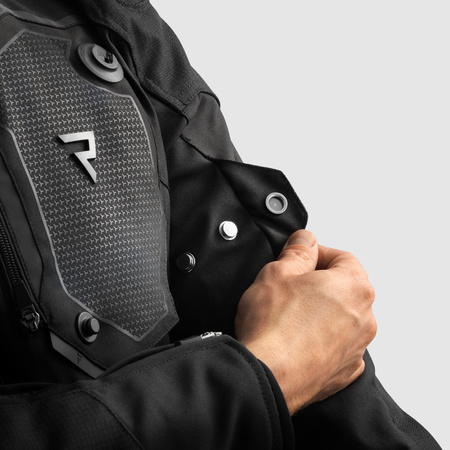 Kurtka tekstylna REBELHORN BORG II BLACK czarny
