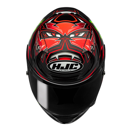 Kask integralny HJC RPHA 12 QUARTARARO REPLICA BLACK/RED czarny czerwony zielony