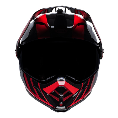 Kask integralny BELL MX-9 ADVENTURE MIPS DASH BLACK/RED czarny czerwony