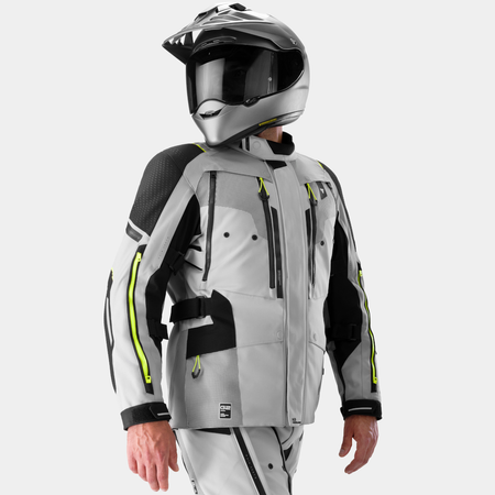 Kurtka tekstylna SHIMA HERO 3.0 G2 GREY/FLUO szary żółty fluo czarny