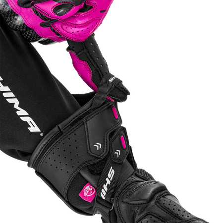 Rękawice sportowe damskie SHIMA RS-3 LADY PINK czarny różowy