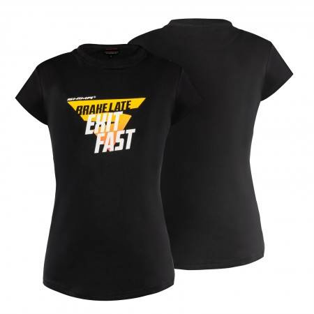 Koszulka T-shirt damski SHIMA FASTER LADY BLACK czarny