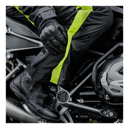 Kombinezon przeciwdeszczowy REBELHORN TRAVEL BLACK/FLO YELLOW czarny żółty fluo