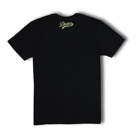 Koszulka T-shirt DAVCA 0,05 BLACK czarny zielony