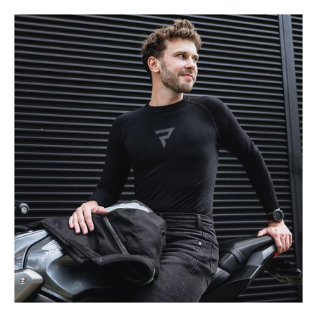 Koszulka termoaktywna REBELHORN FREEZE II BLACK czarny