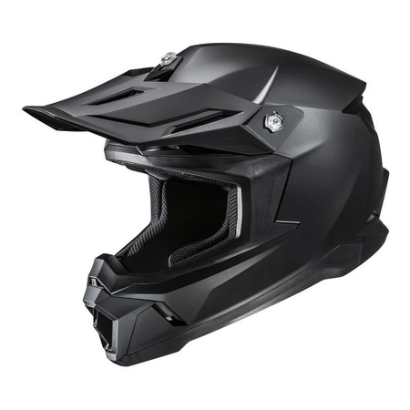 Kask cross HJC C50 SOLID SEMI FLAT BLACK czarny mat