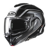 Kask szczękowy HJC F100 REFF BLACK/WHITE czarny biały