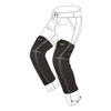 Ochraniacze kolan SPIDI SNUG KNEE BLACK czarny