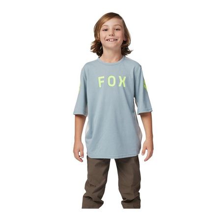 Koszulka rowerowa dziecięca FOX JUNIOR RANGER AVIATION GUNMETAL szary