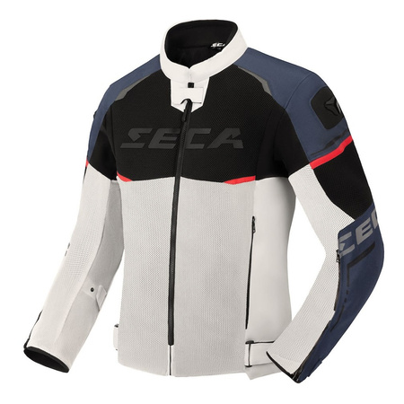 Kurtka tekstylna SECA AIRFLOW III GREY/NAVY szary granatowy