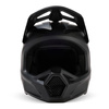 Kask cross dziecięcy FOX JUNIOR V1 SOLID BLACK MATT czarny mat