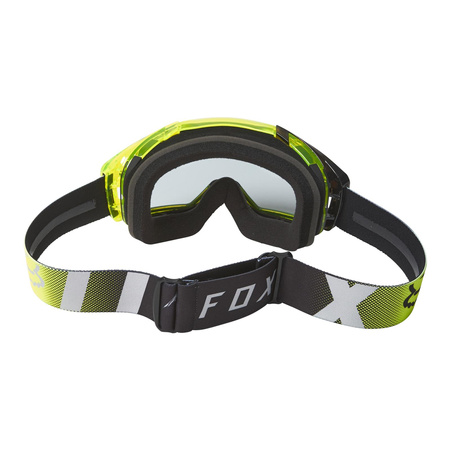 Gogle motocyklowe FOX VUE RIET FLUORESCENT YELLOW żółty fluo szary