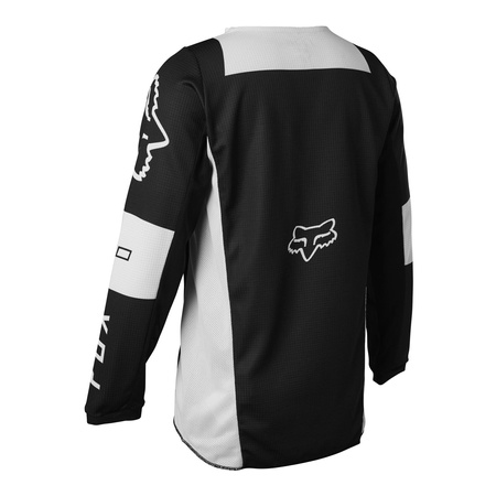 Bluza cross dziecięca FOX JUNIOR 180 LUX BLACK czarny biały