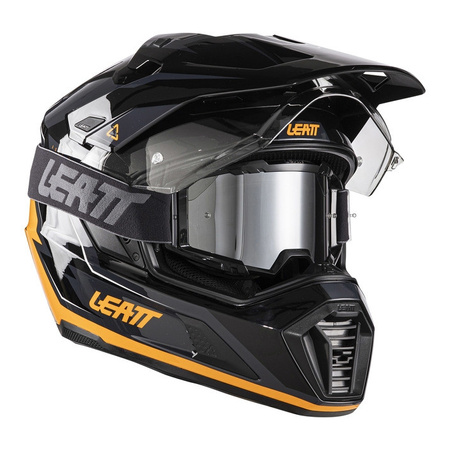 Kask cross z goglami LEATT ADV 7.5 BLACK/ORANGE czarny pomarańczowy