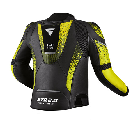 Kombinezon dwuczęściowy SHIMA STR 2.0 BLACK/YELLOW FLUO czarny żółty fluo