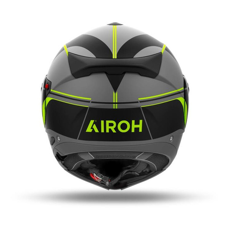 Kask szczękowy AIROH SPECKTRE LEAF YELLOW MATT żółty fluo szary