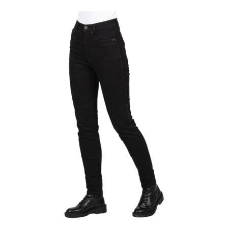 Jeansy motocyklowe damskie KNOX CALDER LADY BLACK czarny