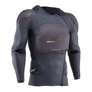 Koszulka z ochraniaczami LEATT 3DF AIRFIT LITE EVO STEALTH szary