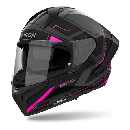 Kask integralny AIROH MATRYX ROCKET PINK MATT różowy szary czarny