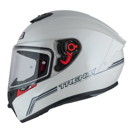 Kask integralny NZI TRENDY SOLID WHITE biały