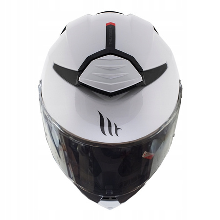Kask integralny MT THUNDER 4 SV SOLID GLOSS PEARL WHITE biały
