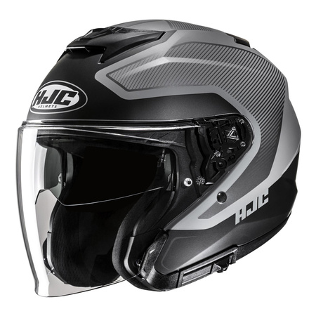 Kask otwarty HJC I31 TEVIS BLACK/GREY czarny szary