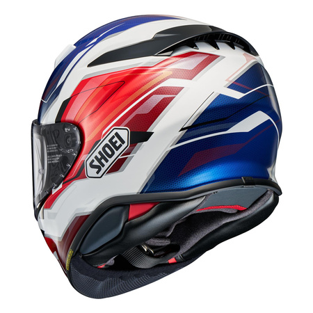 Kask integralny SHOEI NXR2 CAPRICCIO TC-10 czerwony niebieski biały czarny