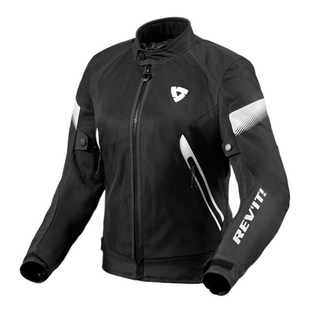 Kurtka tekstylna damska REVIT CONTROL AIR H2O LADY BLACK/WHITE czarny biały