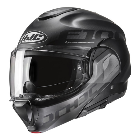 Kask szczękowy HJC F100 HETAL BLACK czarny