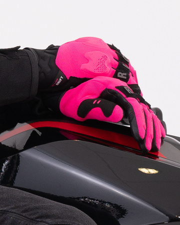 Rękawice miejskie damskie SHIMA DRIFT LADY PINK różowy czarny