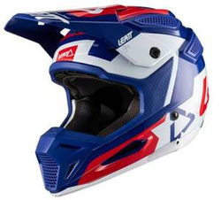 Kask cross LEATT GPX 5.5 V20.1 ROYAL niebieski biały czerwony